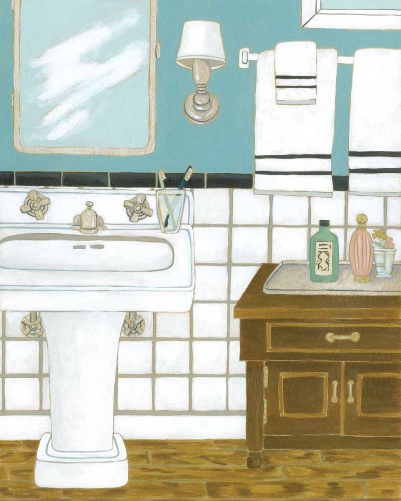 Wall Art Painting id:238574, Name: Classic Bath II, Artist: Zarris, Chariklia