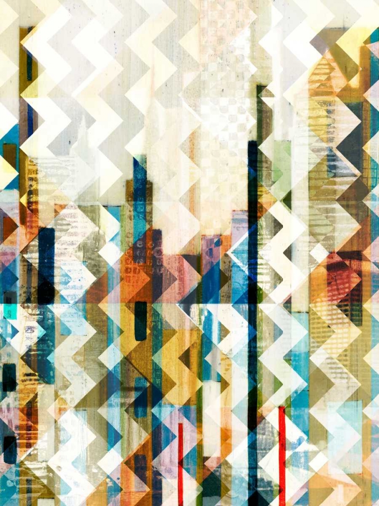 Wall Art Painting id:35196, Name: Urban Chevron I, Artist: Vision Studio