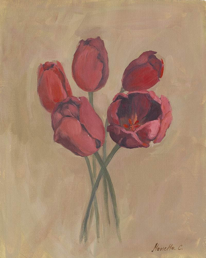 Wall Art Painting id:210722, Name: Blooms and Stems I, Artist: Cohen, Marietta