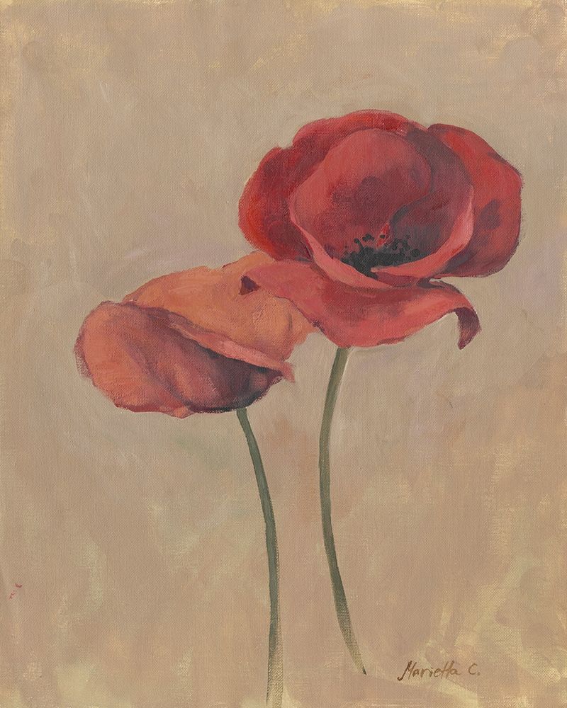 Wall Art Painting id:210723, Name: Blooms and Stems II, Artist: Cohen, Marietta