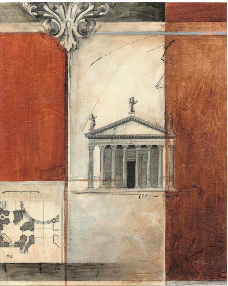 Wall Art Painting id:35233, Name: Architectural Measure I, Artist: Harper, Ethan