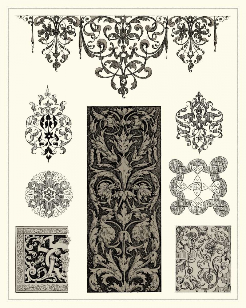 Wall Art Painting id:35273, Name: Baroque Details III, Artist: Vision Studio