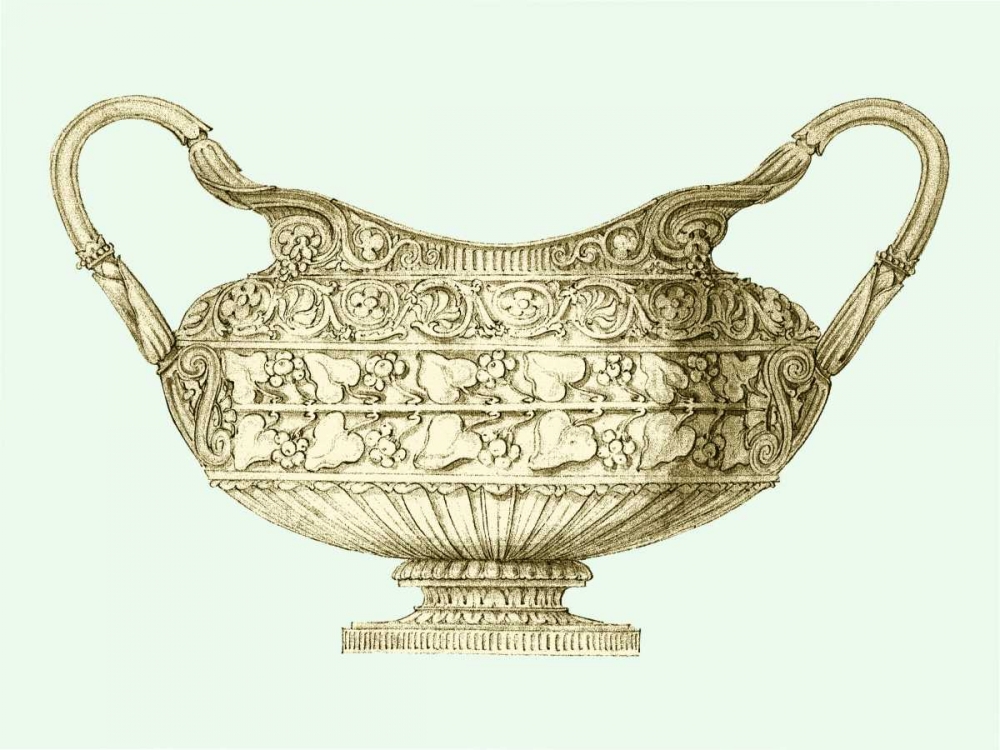 Wall Art Painting id:35311, Name: Celadon Porcelain I, Artist: Vision Studio