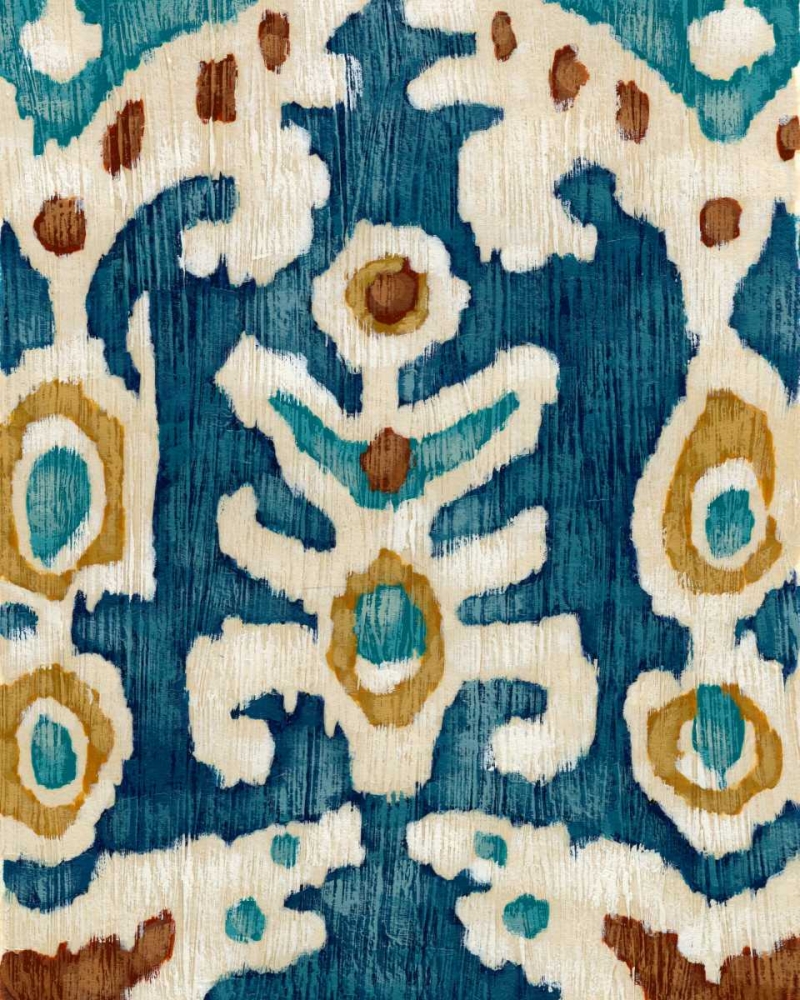 Wall Art Painting id:35340, Name: Ocean Ikat III, Artist: Zarris, Chariklia