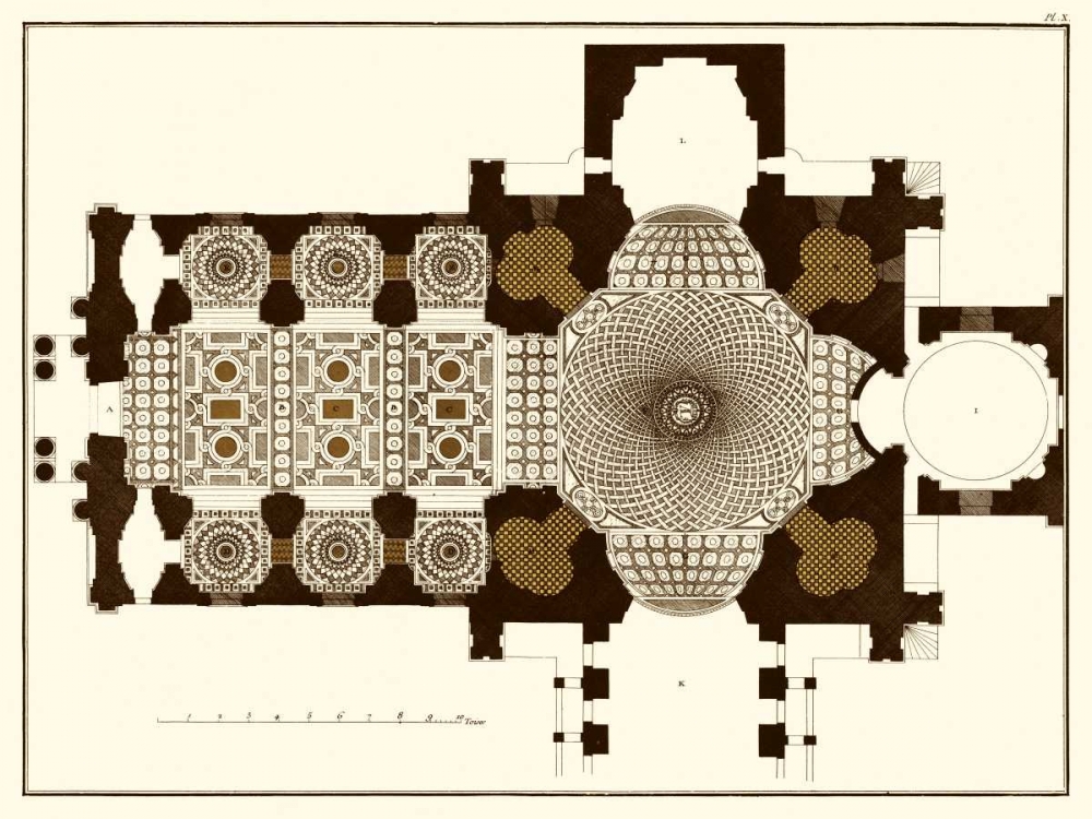 Wall Art Painting id:35390, Name: French Marquetry II, Artist: Vision Studio