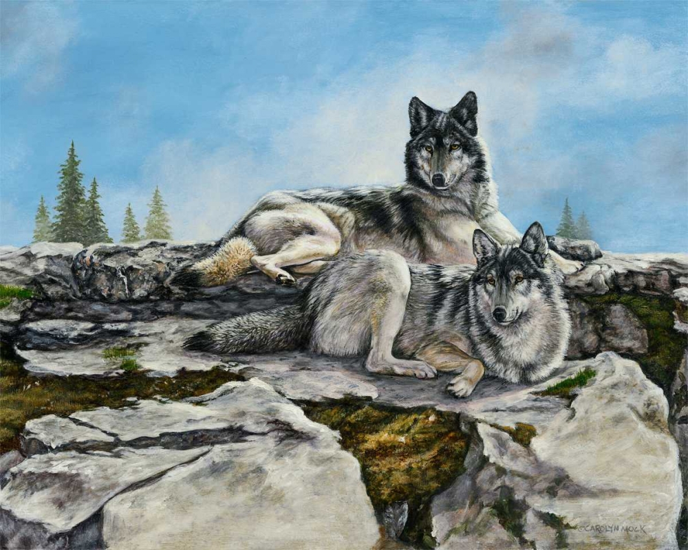 Wall art: Mountain Morning, by Mock, Carolyn