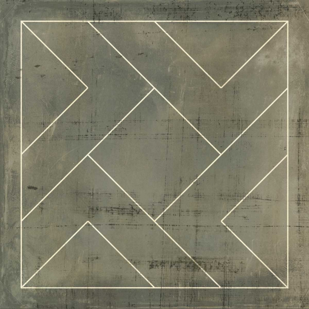 Wall Art Painting id:35510, Name: Geometric Blueprint VI, Artist: Vision Studio