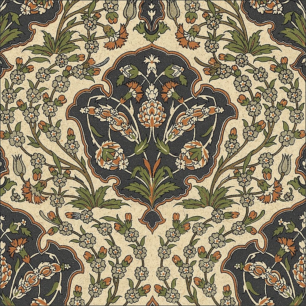 Wall Art Painting id:227085, Name: Persian Tile III, Artist: Unknown