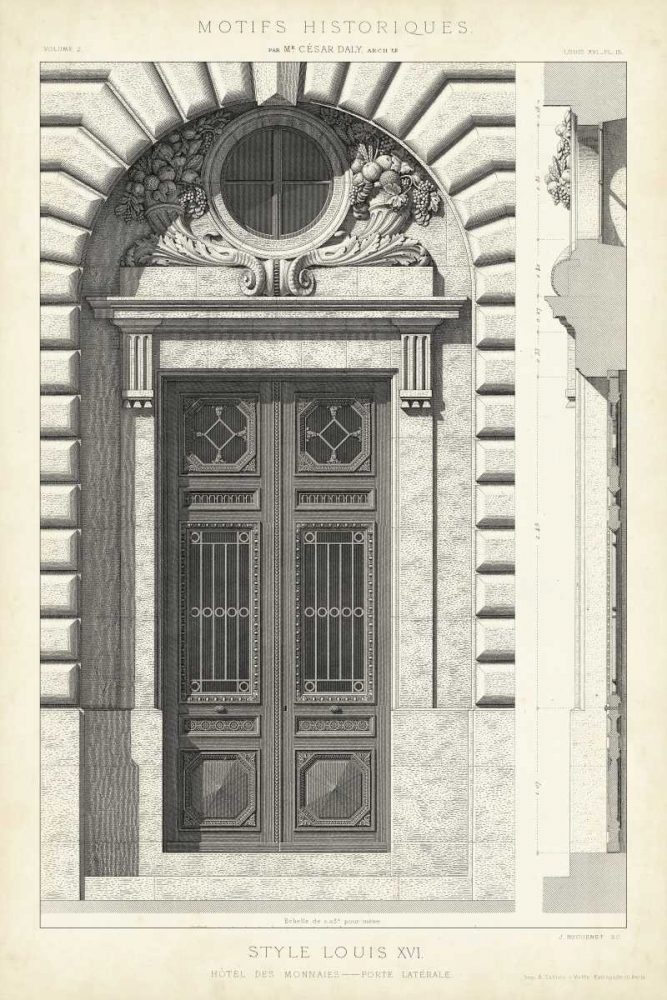 Wall Art Painting id:35514, Name: Motifs Historiques I, Artist: Unknown