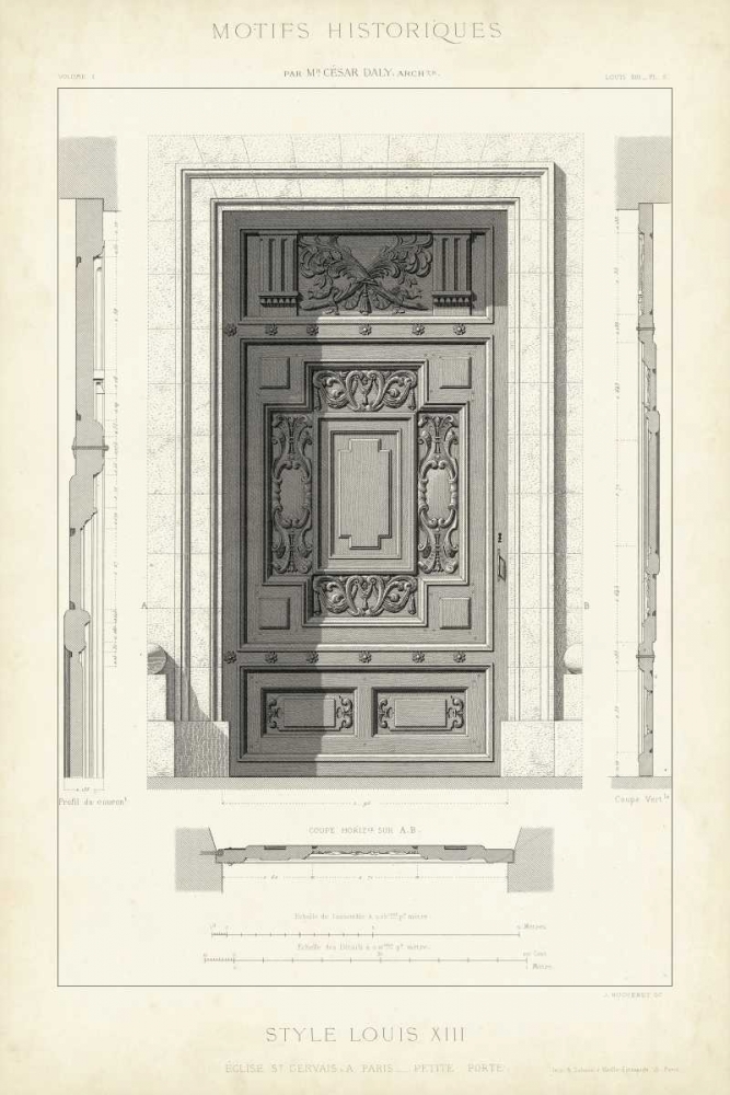 Wall Art Painting id:35517, Name: Motifs Historiques IV, Artist: Unknown