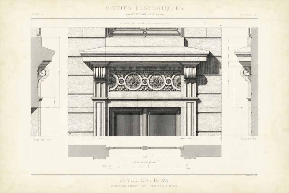 Wall Art Painting id:35518, Name: Motifs Historiques V, Artist: Unknown