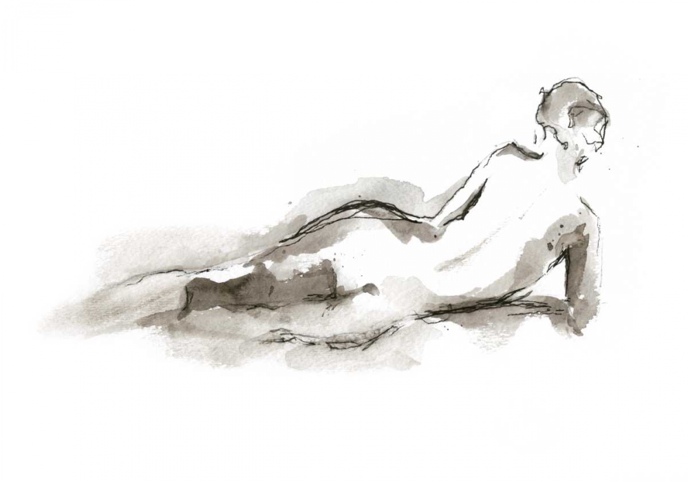 Wall Art Painting id:35848, Name: Ink Figure Study I, Artist: Harper, Ethan