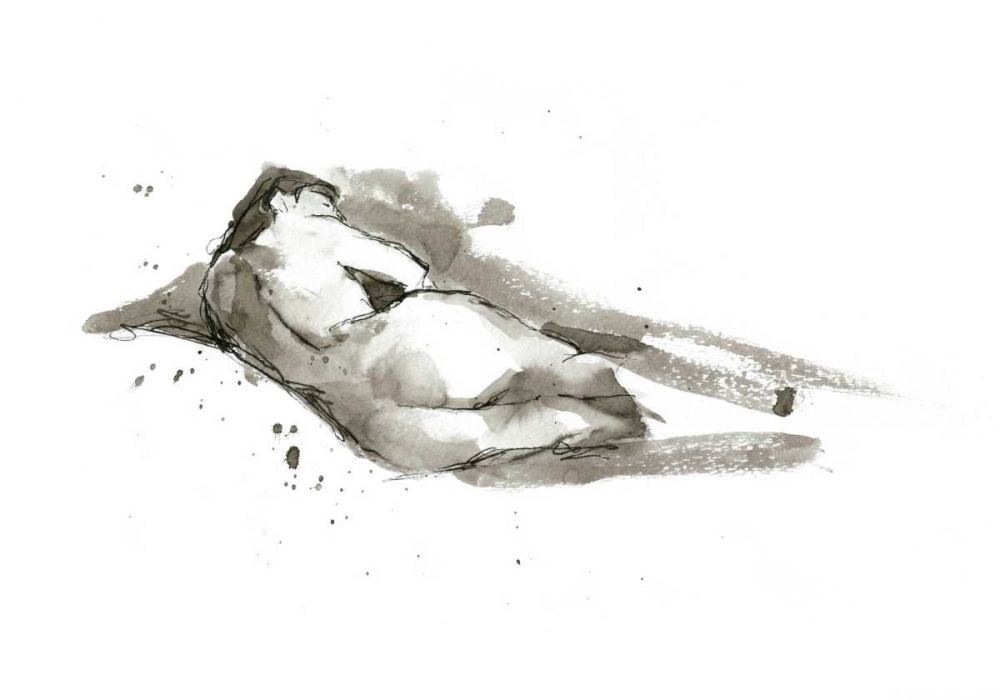 Wall Art Painting id:35673, Name: Ink Figure Study III, Artist: Harper, Ethan