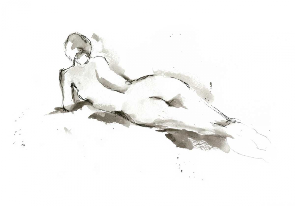 Wall Art Painting id:35674, Name: Ink Figure Study IV, Artist: Harper, Ethan