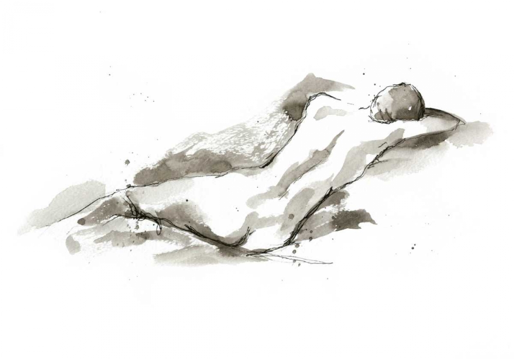Wall Art Painting id:35675, Name: Ink Figure Study V, Artist: Harper, Ethan