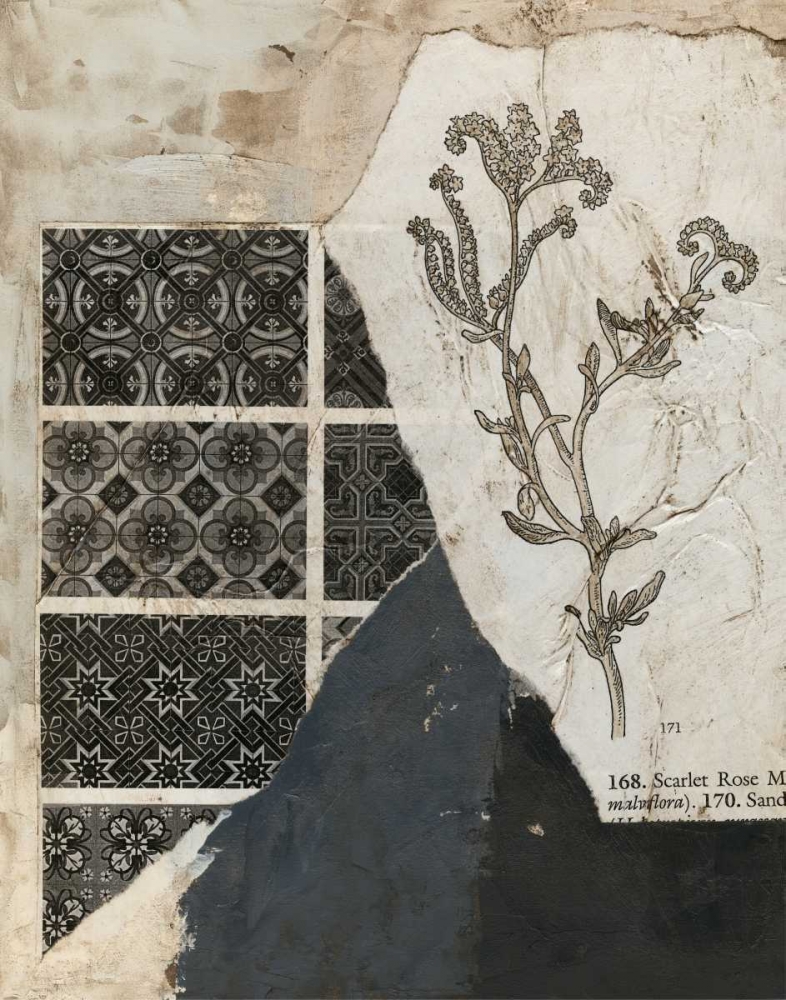 Wall art: Non-Embellished Fragmented Collage II, by Meagher, Megan