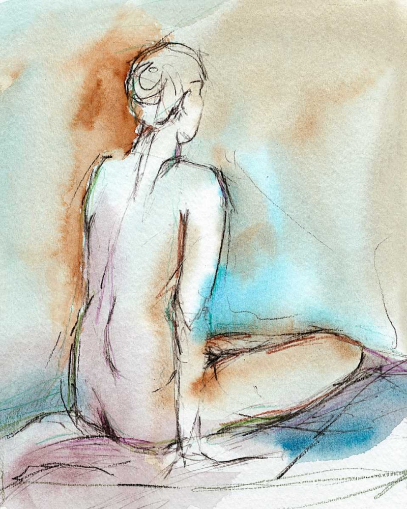 Wall Art Painting id:35706, Name: Watercolor Gesture Study I, Artist: Harper, Ethan