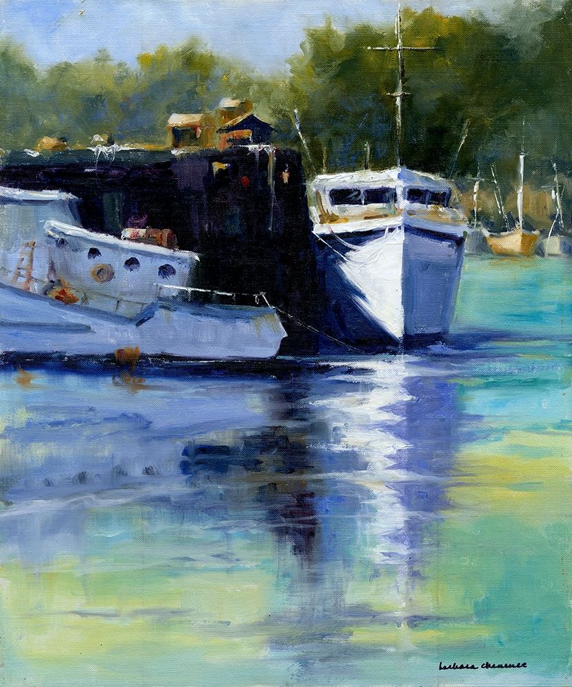 Art Print: Morning at the Marina