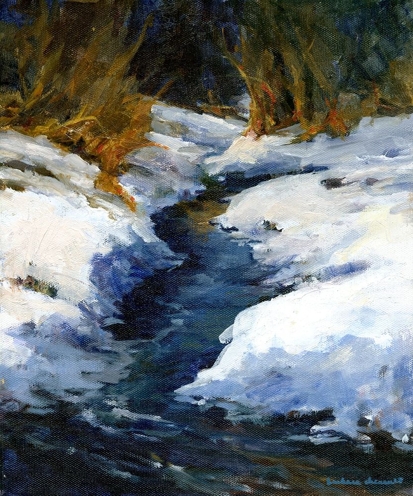 Art Print: Snow on the Banks