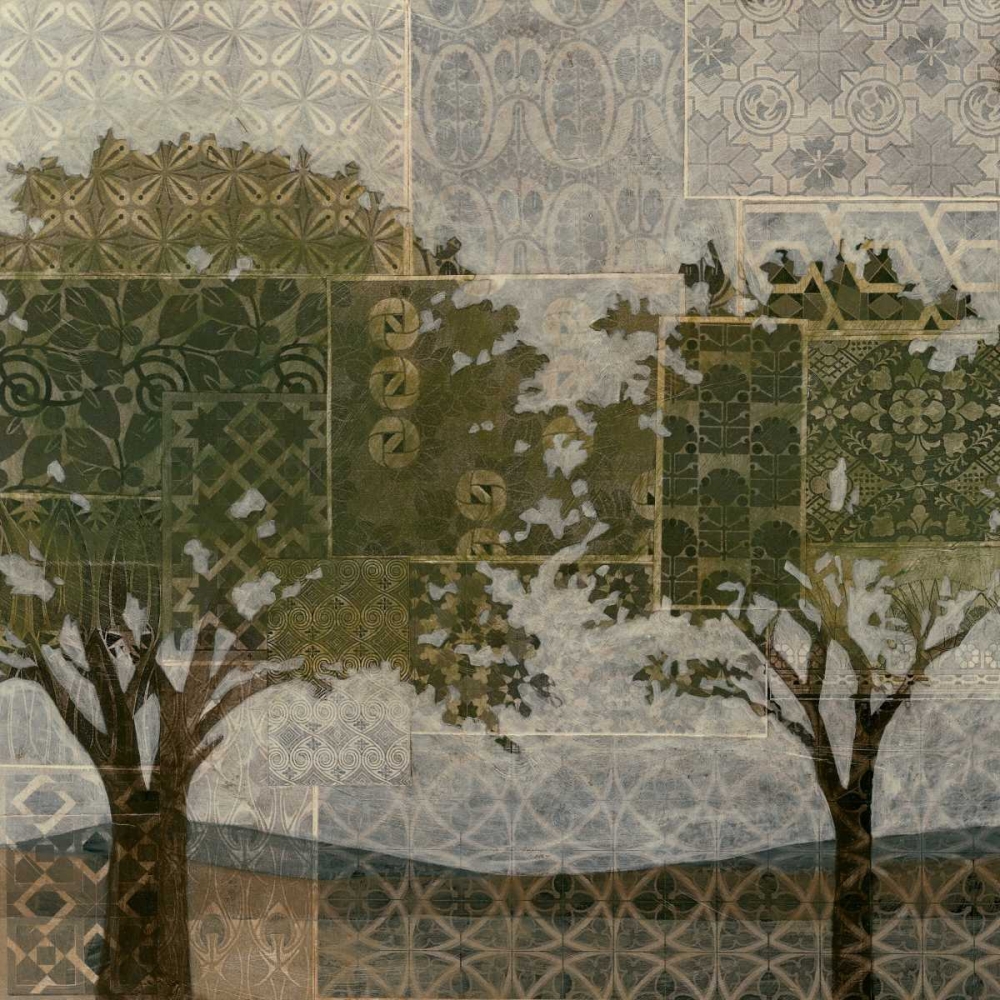 Wall Art Painting id:49861, Name: Patterned Arbor II, Artist: Meagher, Megan