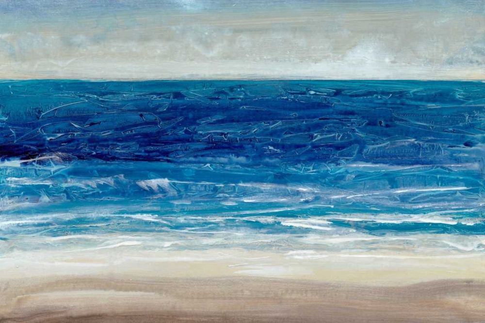 Art Print: Crashing Blue I