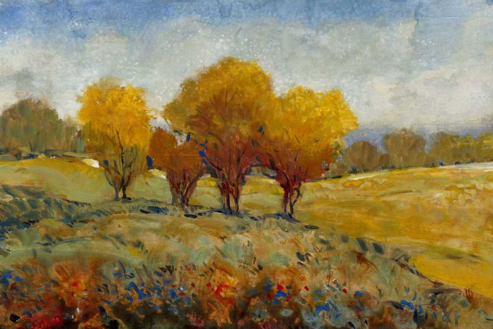 Wall art: Vivid Brushstrokes I, by OToole, Tim