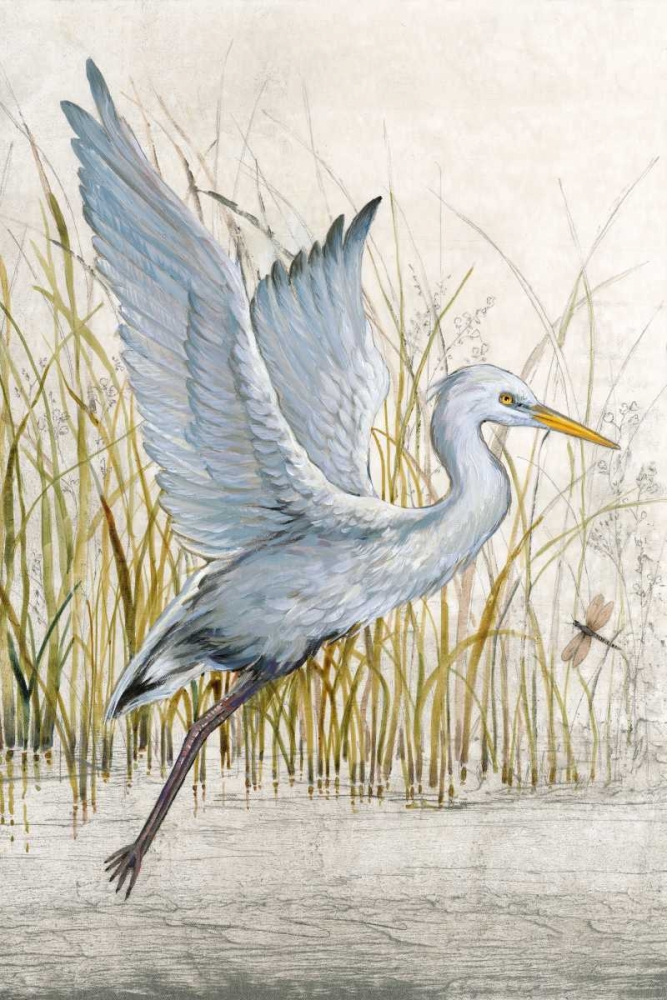 Art Print: Heron Sanctuary I