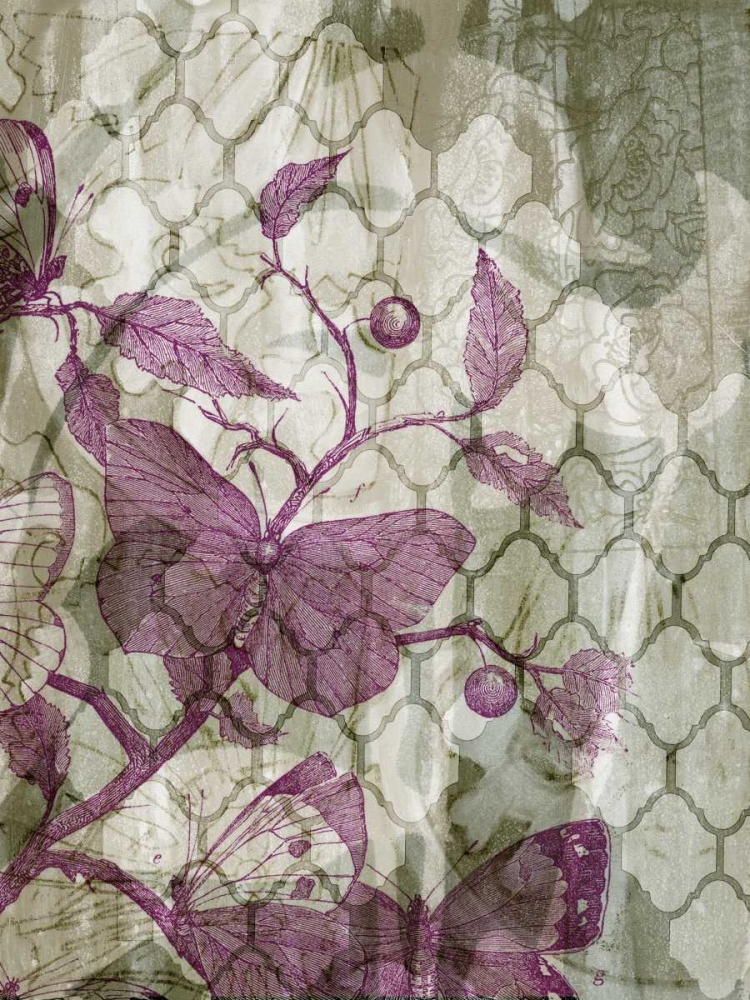Art Print: Arabesque Butterflies III
