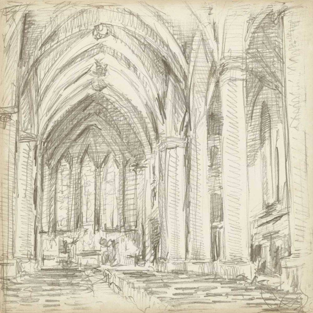 Wall Art Painting id:35734, Name: Interior Architectural Study III, Artist: Harper, Ethan