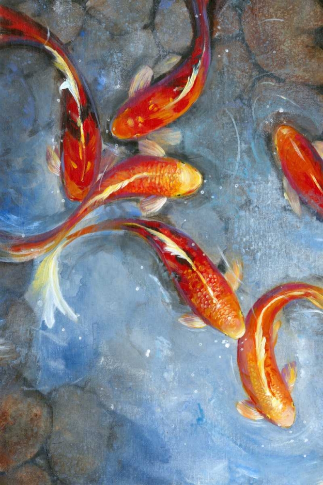 Wall art: Graceful Koi II, by OToole, Tim