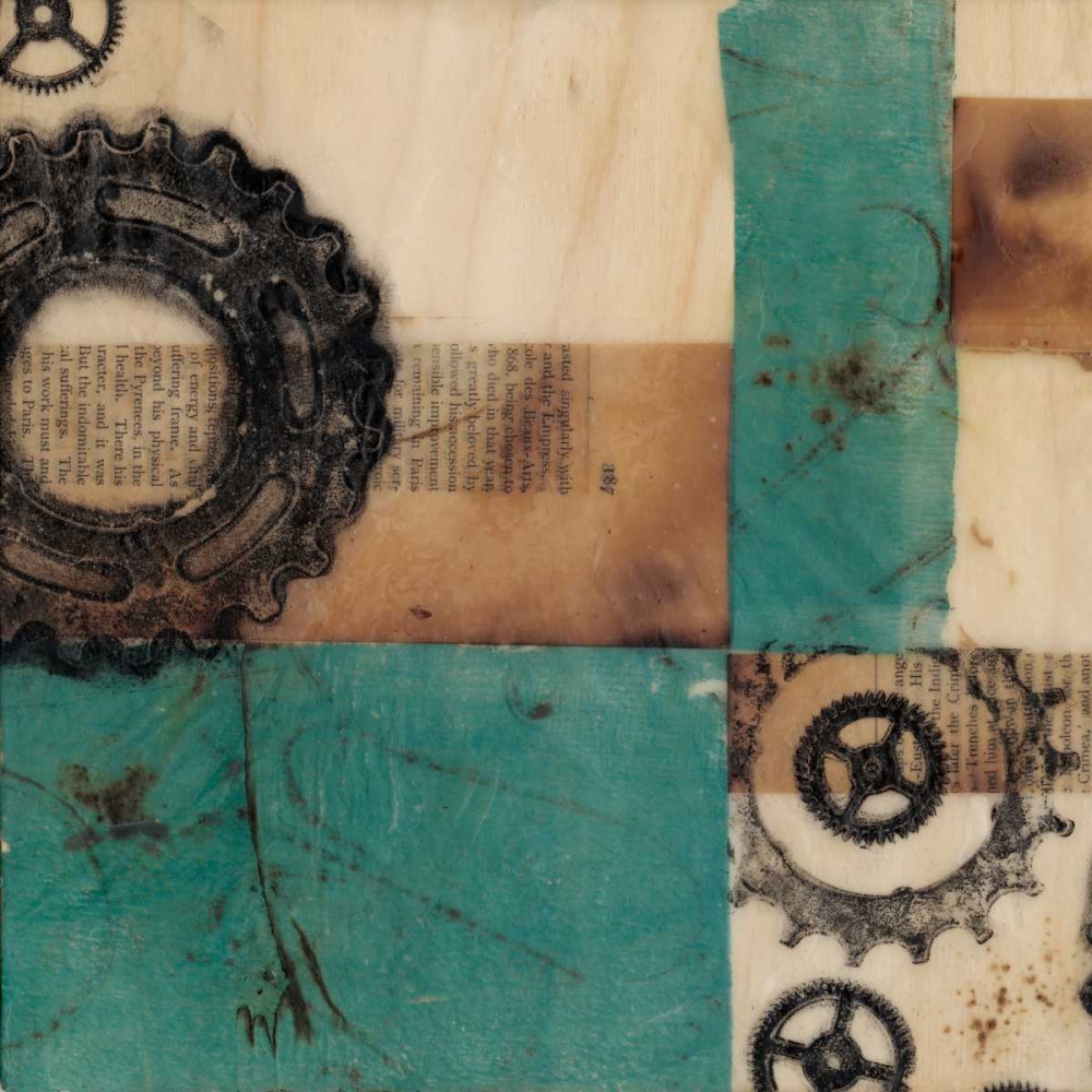 Wall Art Painting id:49878, Name: Machinery I, Artist: Goldberger, Jennifer