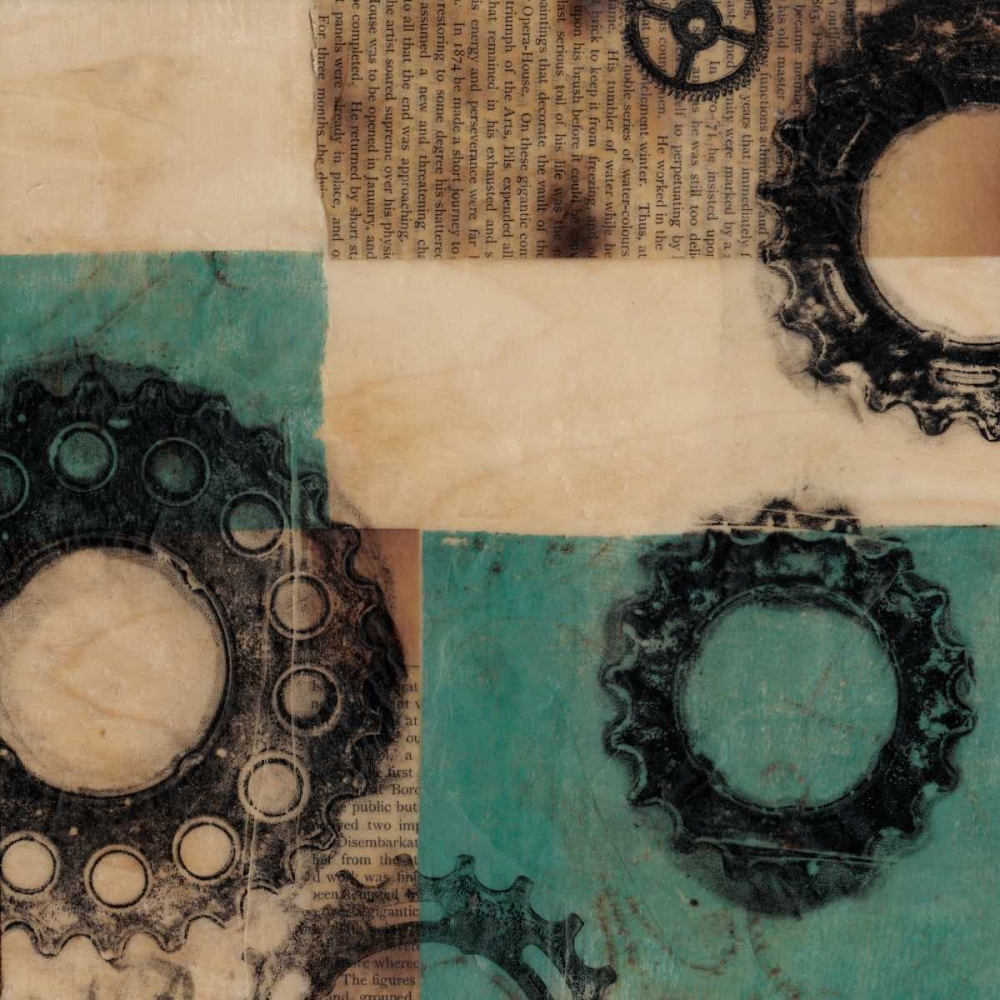 Wall Art Painting id:49879, Name: Machinery II, Artist: Goldberger, Jennifer