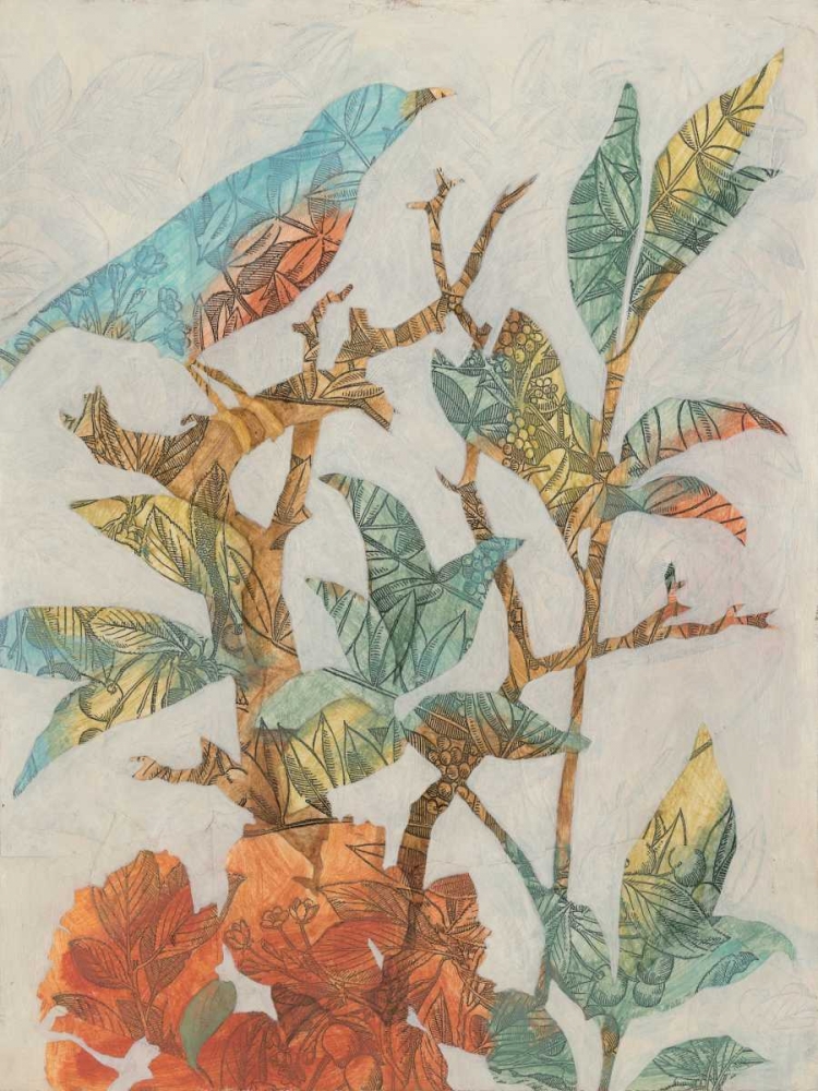 Wall Art Painting id:156100, Name: Aviary Collage I, Artist: Meagher, Megan