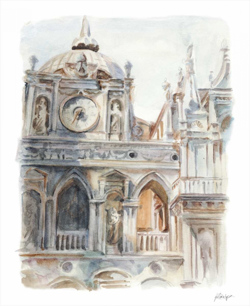 Wall Art Painting id:38516, Name: Architectural Watercolor Study II, Artist: Harper, Ethan