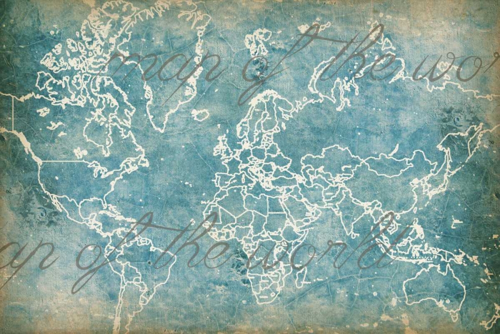 Wall art: Moon Map, by Goldberger, Jennifer