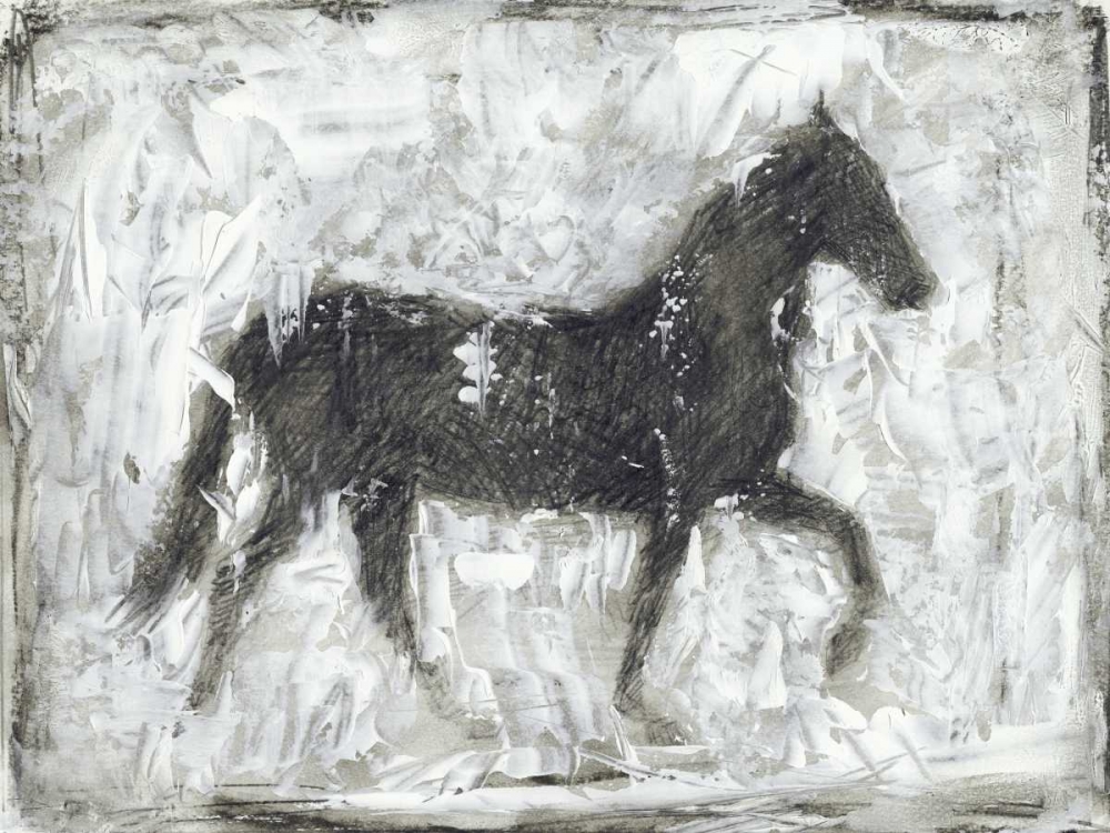 Wall Art Painting id:38590, Name: Equine Silhouette I, Artist: Harper, Ethan