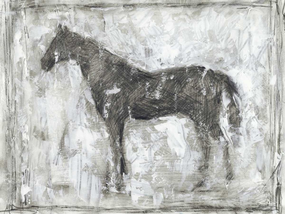 Wall Art Painting id:38591, Name: Equine Silhouette II, Artist: Harper, Ethan
