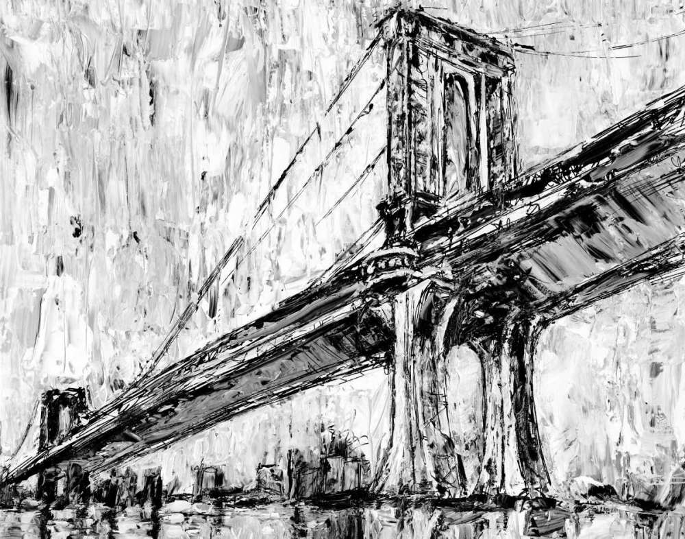 Wall art: Iconic Suspension Bridge I, by Harper, Ethan