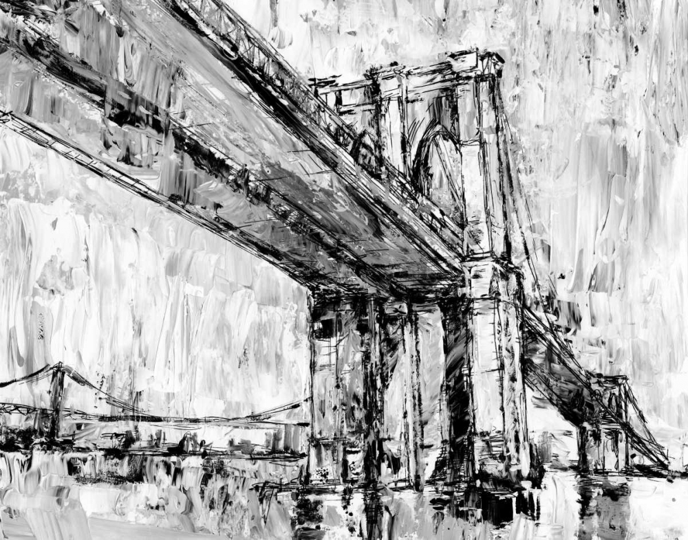 Wall art: Iconic Suspension Bridge II, by Harper, Ethan