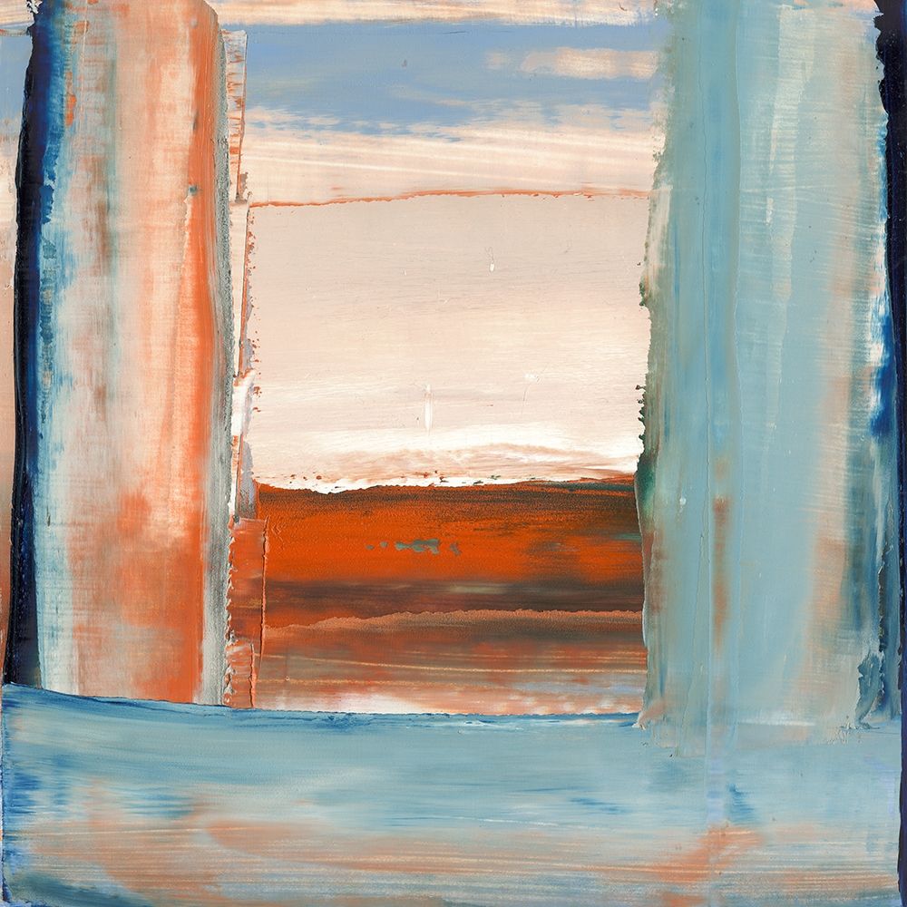 Wall art: Orange and Blue I, by Gordon, Sharon