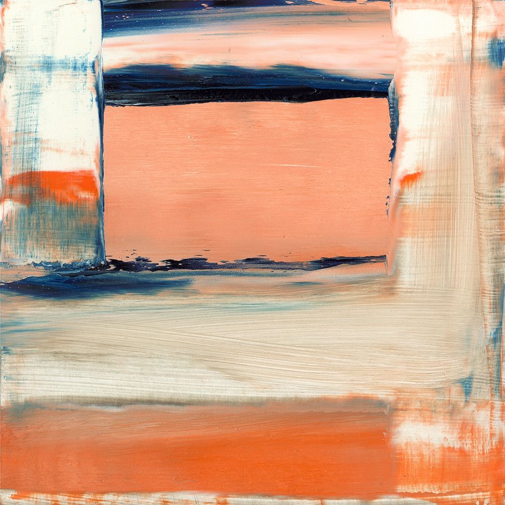 Wall art: Orange and Blue II, by Gordon, Sharon