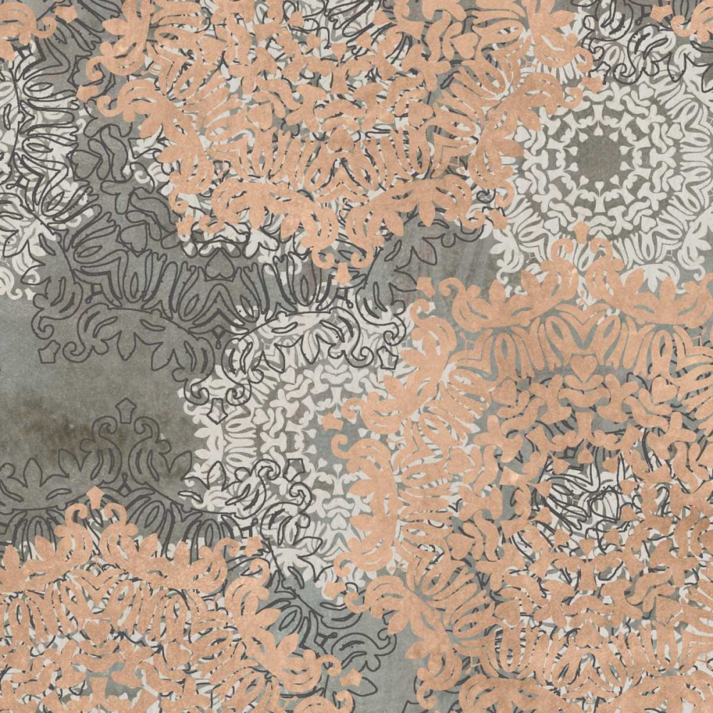 Wall Art Painting id:38899, Name: Rosette Profusion III, Artist: Goldberger, Jennifer