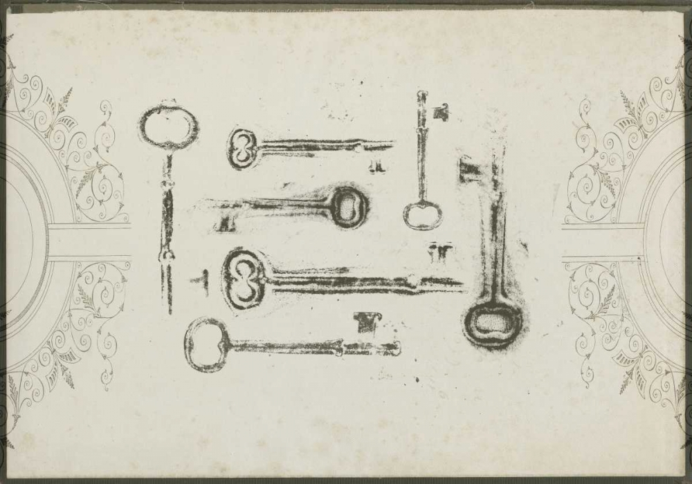 Wall Art Painting id:50260, Name: Keepsake Keys II, Artist: Goldberger, Jennifer