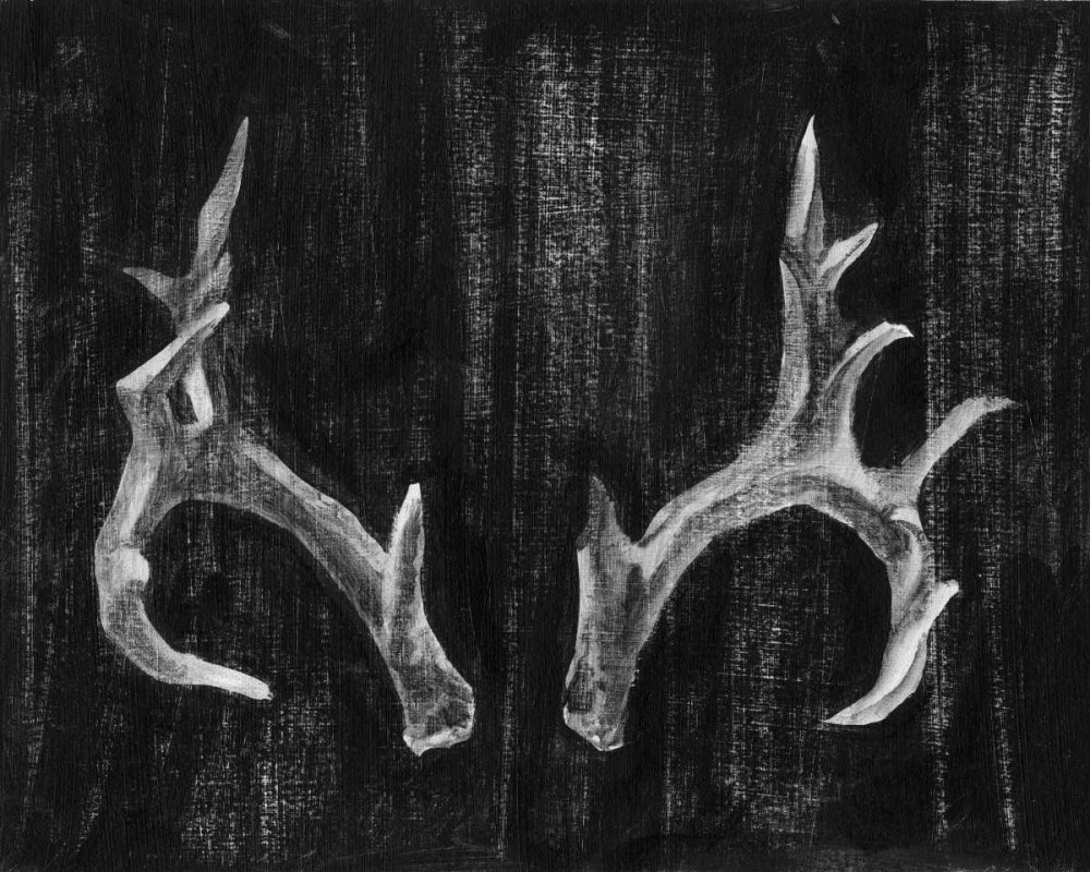 Art Print: Rustic Antlers I