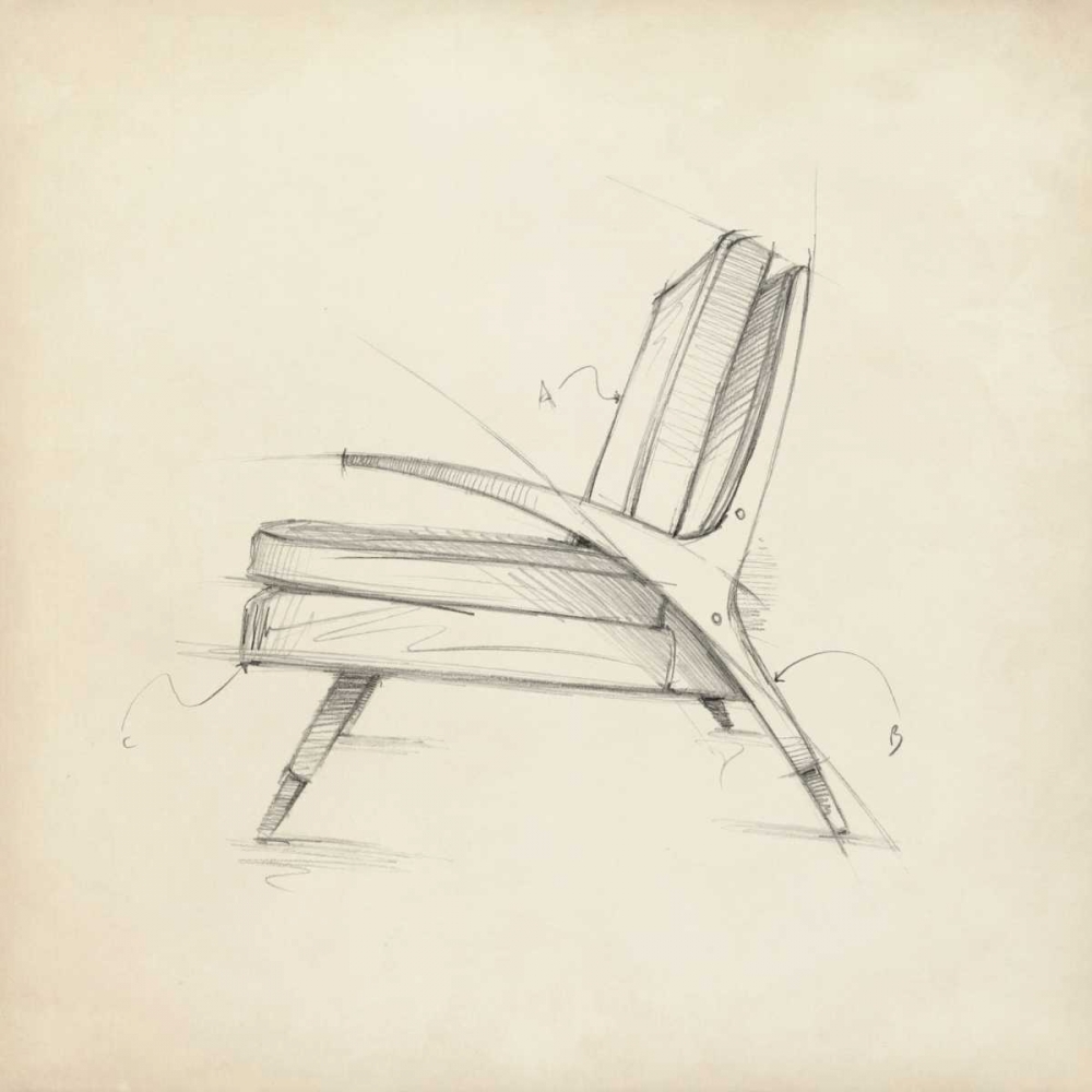 Wall Art Painting id:50288, Name: Mid Century Furniture Design II, Artist: Harper, Ethan