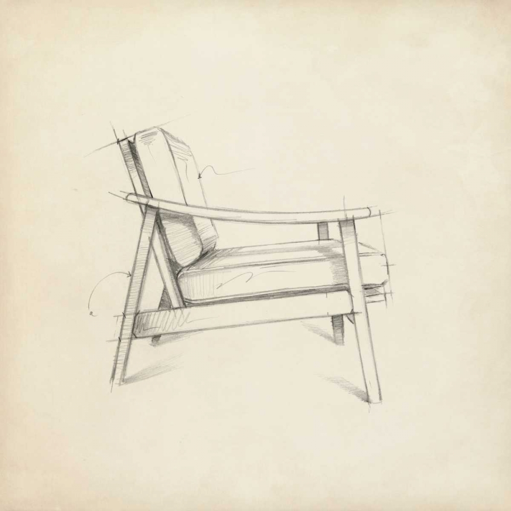 Wall Art Painting id:50289, Name: Mid Century Furniture Design III, Artist: Harper, Ethan