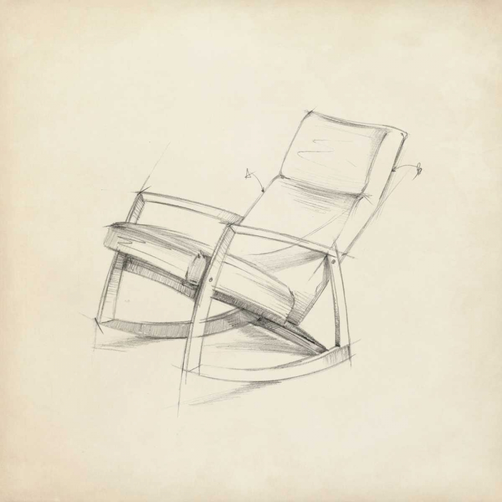 Wall Art Painting id:50290, Name: Mid Century Furniture Design IV, Artist: Harper, Ethan