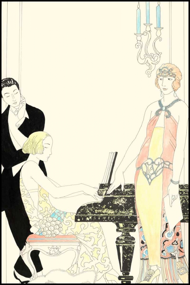 Art Print: Arte Deco Fashion I