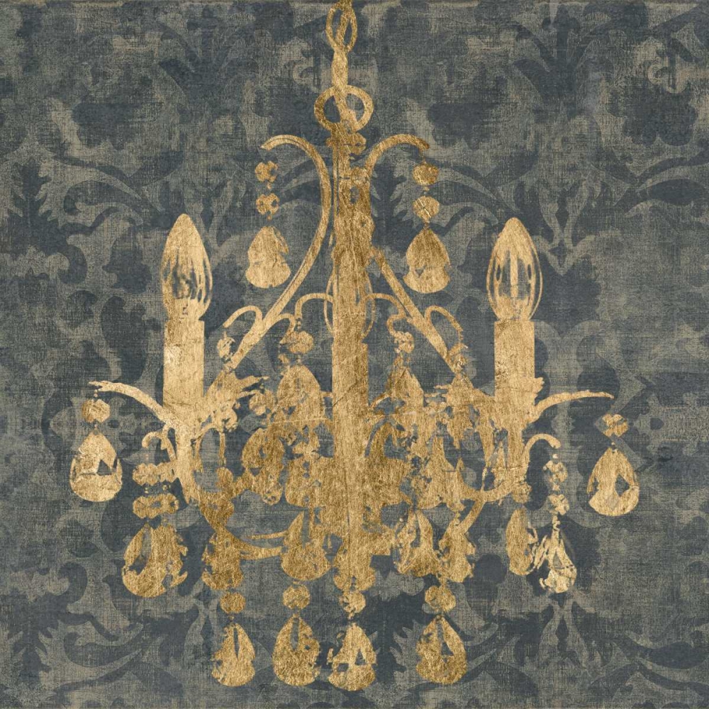 Wall Art Painting id:61176, Name: Gilt Chandelier I, Artist: Goldberger, Jennifer