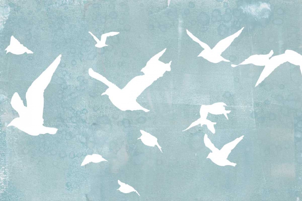 Wall art: Silhouettes in Flight I, by Goldberger, Jennifer